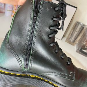 Dr Martens Vintage Green Jadon Boots 